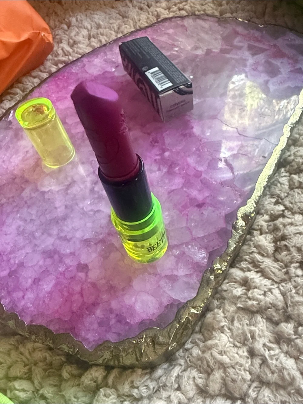 Melt Cosmetics x Beetlejuice Collection Lipstick In Calypso shade RARE- TESTED💋